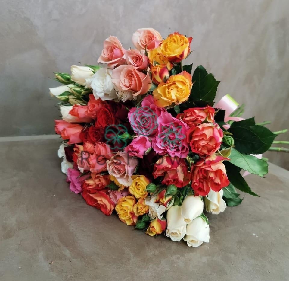 Букет цветов из: Розы в Горняцком