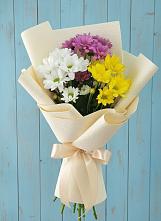 Букет цветов из:  Хризантемы #REPLACE_PRED# Горняцком