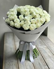 Букет 35 Белых роз #REPLACE_PRED# Горняцком
