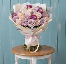 Букет цветов из:  Розы в Горняцком
