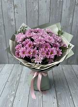 Букет цветов из:  Хризантемы #REPLACE_PRED# Горняцком