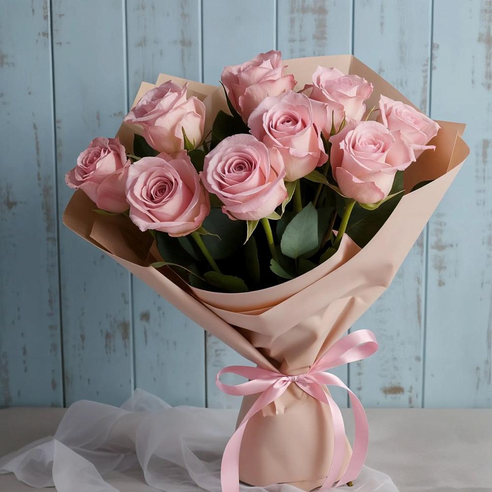 Букет цветов из: Розы в Горняцком