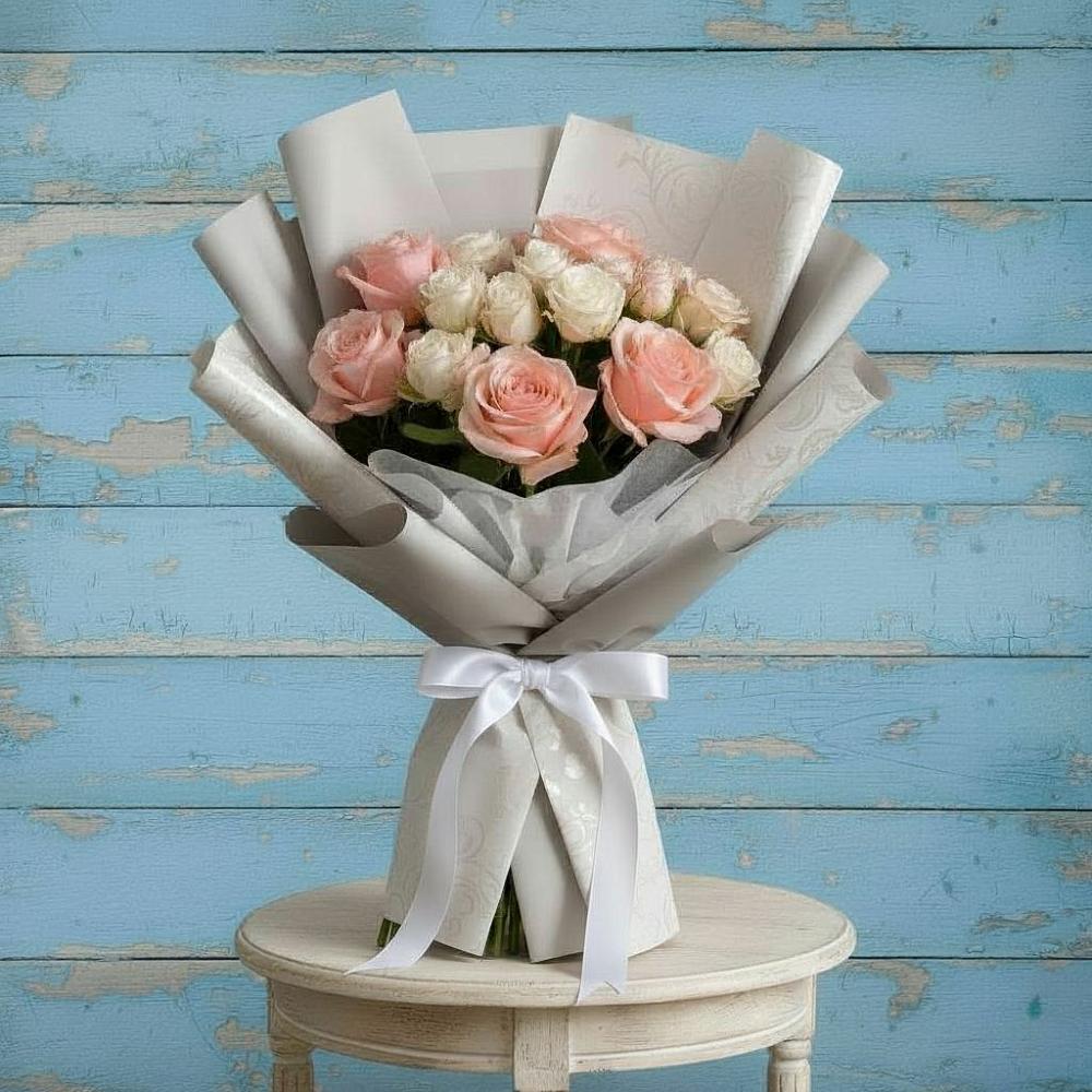 Букет цветов из: Розы в Горняцком