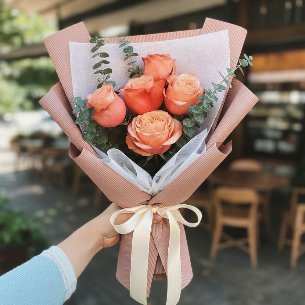 Букет цветов из: Розы в Горняцком