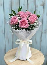 Букет цветов из:  Розы в Горняцком