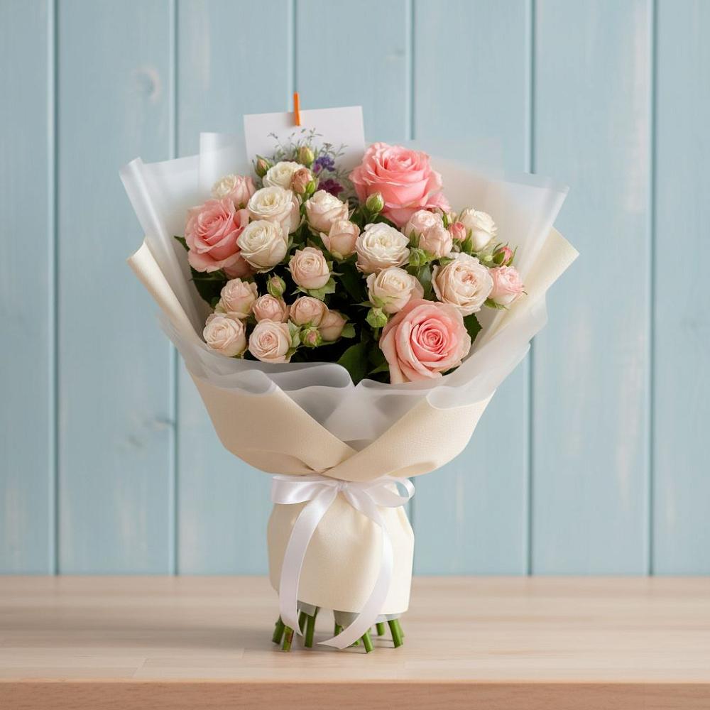 Букет цветов из: Розы в Горняцком