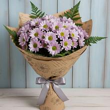 Букет цветов из:  Хризантемы #REPLACE_PRED# Горняцком