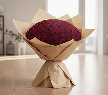 Букет 101 Красная роза в Горняцком