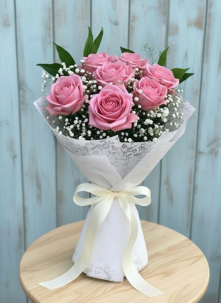 Букет цветов из: Розы в Горняцком