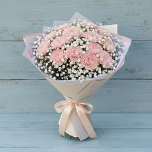 Букет цветов из:  Гвоздики в Горняцком