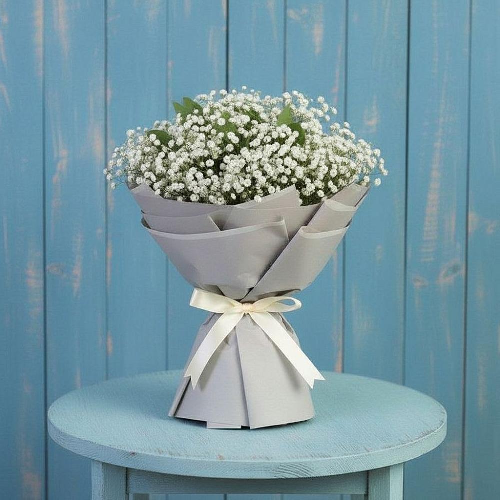 Букет цветов из: Гипсофила в Горняцком