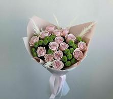 Букет цветов из:  Розы и Хризантемы в Горняцком