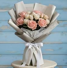 Букет цветов из:  Розы #REPLACE_PRED# Горняцком