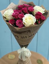 Букет цветов из:  Розы в Горняцком
