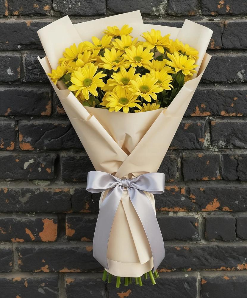 Букет цветов из: Хризантемы в Горняцком