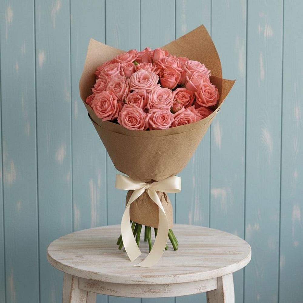 Букет цветов из: Розы в Горняцком