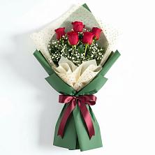 Букет цветов из:  Розы в Горняцком