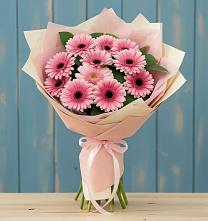 Букет цветов из:  Герберы в Горняцком