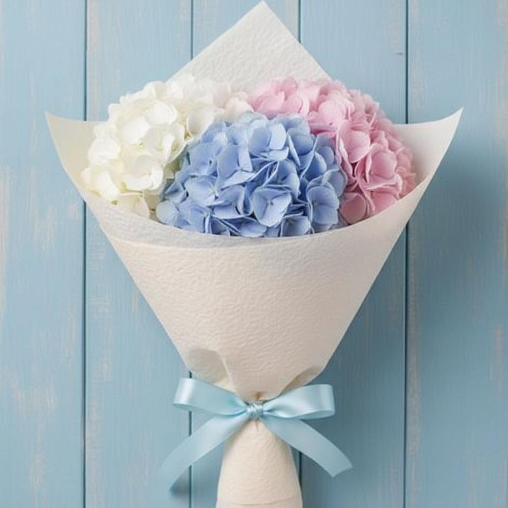 Букет цветов из: Гортензия в Горняцком